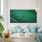 Water Drops On Green Leaf Wall Art Canvas Office Home Room Framed 120x60cm