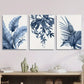 3pcs Tropical Monstera & Banana Leaf Watercolor Metal Print Ready to Hang Art