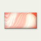 Peach Pink Soft Satin Wave Wall Art Canvas Office Home Room Framed 120x60 cm