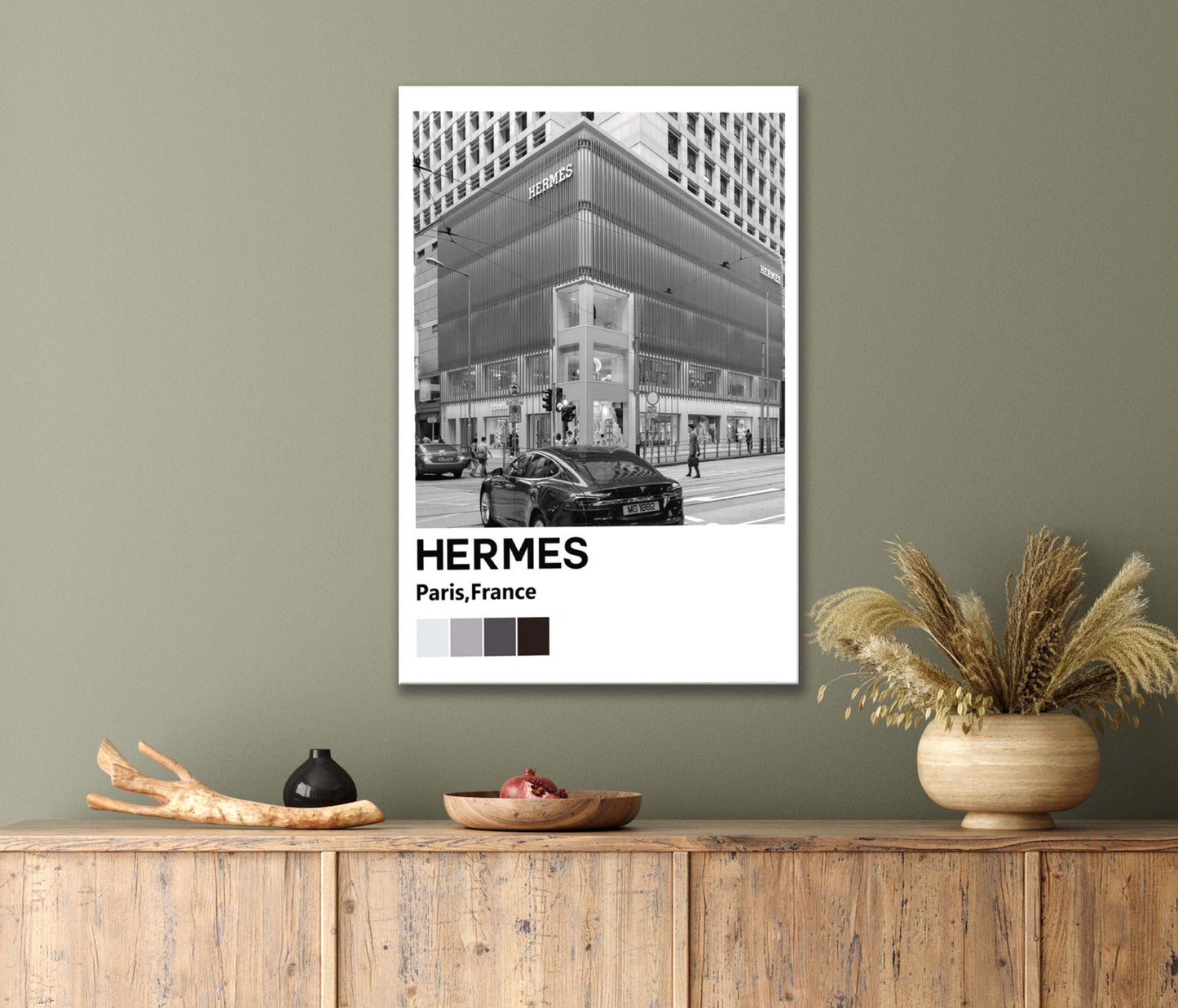 Art Of Hermes Establishment Print 100% Australian Made 40x60cm Stretched Canvas Ready to Hang