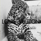 B&W Leopard Fashion Design Print 100% Australian Made Stretched Canvas Ready to Hang - FS - 119