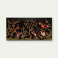 Chinoiserie Crane Bird Pattern Wall Art Canvas Office Home Room Framed 120x60cm