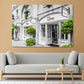 Fashion Store Front and Green Trees Print 100% Australian Made Stretched Canvas Ready to Hang - FS - 166