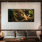 Wild Leopard Jaguar Close Up Jungle Animal Wall Art Canvas Office Home Room Framed 80x45cm