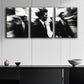 3pcs Busy Pedestrian Metal Print Ready to Hang Art