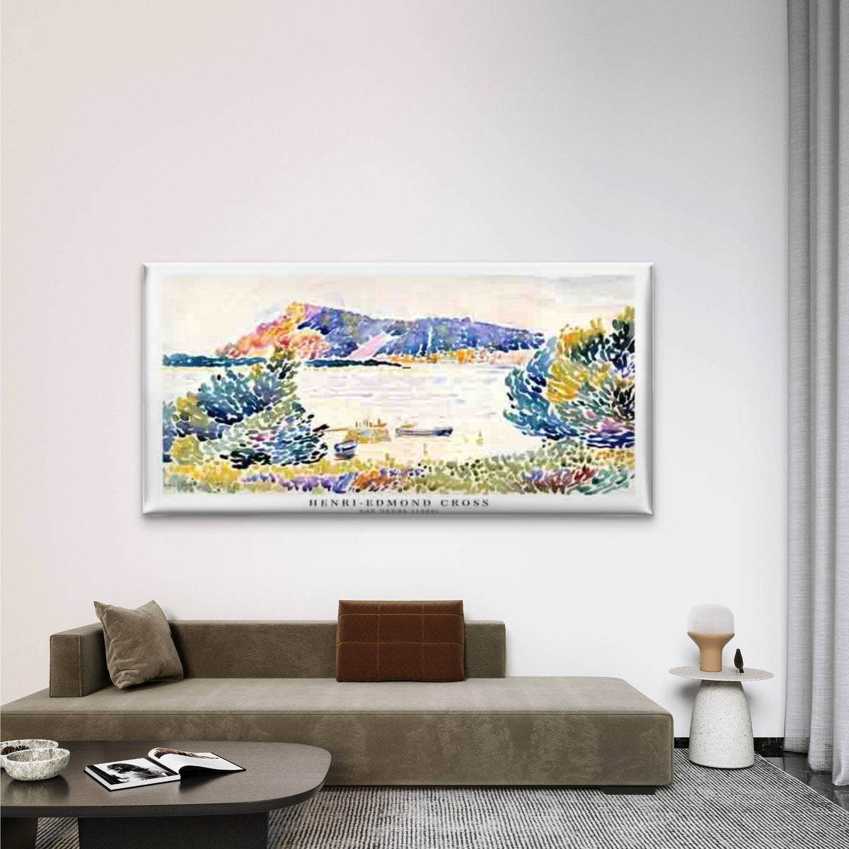 Abstract Landscape Design Wall Art Canvas Office Home Room Framed 80x45cm