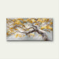 Nature, Featuring Golden Leaves Wall Art Canvas Office Home Room Framed 80x45cm