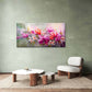 Pink Abstract Floral Art Wall Art Canvas Office Home Room Framed 120x60cm