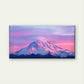 Pink Sunset Snow Mountain Wall Art Canvas Office Home Room Framed 120x60cm