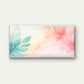 Pastel Botanical Harmony Wall Art Canvas Office Home Room Framed 80x45cm