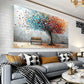 Creativity, Love Tree Wall Art wall canvas office home room framed 120x60cm