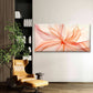 Vibrant Orange Flower Art Wall Art Canvas Office Home Room Framed 120x60cm