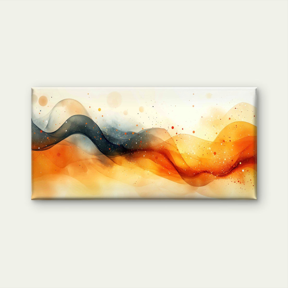 Abstract Colorful Wave Design Wall Art Canvas Office Home Room Framed 120x60cm