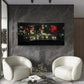 70s Vintage City Night Wall Art Canvas Office Home Room Framed 120x60cm
