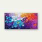Abstract Colorful Impasto Wall Art Canvas Office Home Room Framed 120x60cm