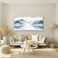 Abstract Blue Mountain Painting Wall Art Canvas Office Home Room Framed 120x60cm