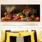 3pcs Luxurious Food Painting Metal Print Ready to Hang Art