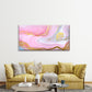 Pink Marble With Shimmering Gol Wall Art Canvas Office Home Room Framed 120x60cm