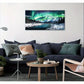 Borealis Scenery Farmhouse Wall Art canvas office home room framed 120x60cm