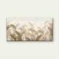 Modern Beige Banana Leaf Palm Wall Art Canvas Office Home Room Framed 120x60cm