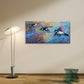 Flying Chickadee Birds Wall Art Canvas Office Home Room Framed 120x60cm