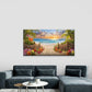 Beach Pathway to Paradise Wall Art Canvas Office Home Room Framed 120x60cm