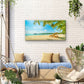 Koh Kood Thailand Beach Palm Wall Art Canvas Office Home Room Framed 120x60cm