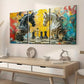 3pcs Modern Fashion Art Style Chess  Knight Art Wall Art Set Canvas Framed 40x60cm - High Quality Print 100% Australian Made Wall Canvas Ready to Hang