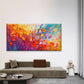 Colorful Abstract Geometric Wall Art Canvas Office Home Room Framed 120x60cm