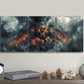 3pcs Skull Steam Train Metal Print Ready to Hang Art