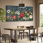 Botanical Colorful Flowers Bouquet Wall Art canvas office home room framed 120x60cm