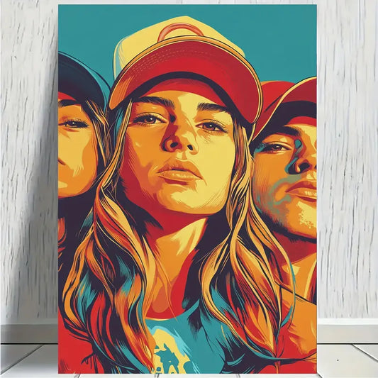 Dazed And Confused" Frameless Canvas Art Print 100% Australian Made 40x60cm Stretched Canvas Ready to Hang