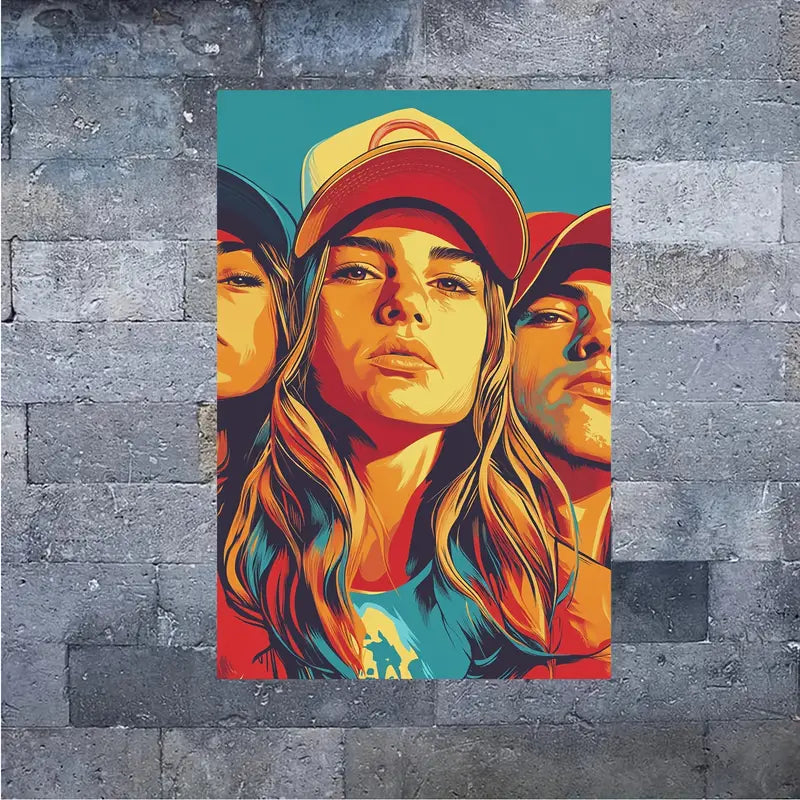 Dazed And Confused" Frameless Canvas Art Print 100% Australian Made 40x60cm Stretched Canvas Ready to Hang