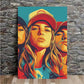 Dazed And Confused" Frameless Canvas Art Print 100% Australian Made 40x60cm Stretched Canvas Ready to Hang