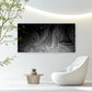 Black White Liquid Marble Wall Art Canvas Office Home Room Framed 120x60cm
