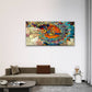 Colorful Nautilus Shell Motif Wall Art Canvas Office Home Room Framed 120x60cm