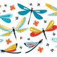 Colorful Dragonfly Insect Pattern Wall Art Canvas Office Home Room Framed 120x60cm