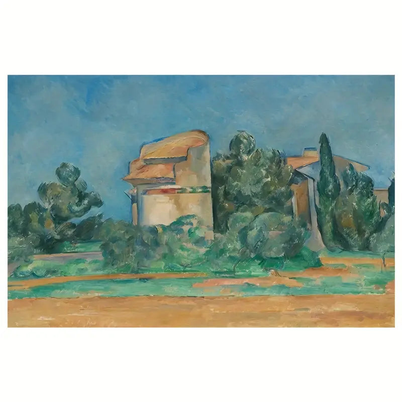 Cézanne Bellevue Tower Print 100% Australian Made 60x40cm Stretched Canvas Ready to Hang