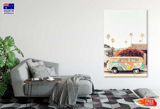 Van Fashion Design Print 100% Australian Made Stretched Canvas Ready to Hang - FS - 129