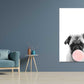 Pug Dog with Balloon Fashion Print 100% Australian Made Stretched Canvas Ready to Hang - FS - 120