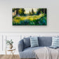 Sunny Summer Flower Field Wall Art Canvas Office Home Room Framed 120x60cm