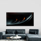 Dark Glare Edge Curve Wall Art Canvas Office Home Room Framed 120x60cm