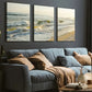 3pcs Modern Seaside Beach Art Scenery Cool Wall Art Set Canvas Framed 40x60cm - High Quality Print 100% Australian Made Wall Canvas Ready to Hang