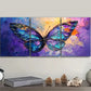 3pcs Purple Butterfly Metal Print Ready to Hang Art