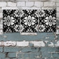 3pcs Dreamy Floral Pattern Design Black & White Metal Print Ready to Hang Art