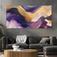 Abstract Purple & Golden Wall Art wall canvas office home room framed 120x60cm