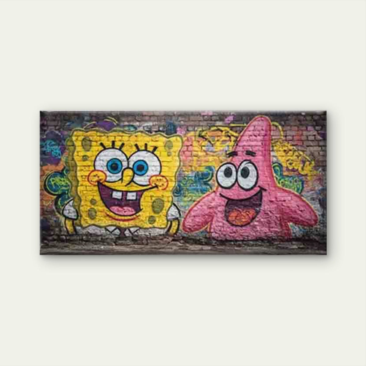 Patrick Square One Wall Art Canvas Office Home Room Framed 120x60cm