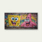 Patrick Square One Wall Art Canvas Office Home Room Framed 80x45cm