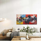Abstract Colorful Paint Splash Wall Art Canvas Office Home Room Framed 120x60cm