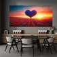 The Love Tree in the Flower Field Wall Art wall canvas office home room framed 120x60cm